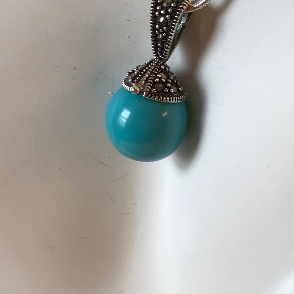 925 Sterling Silver & Turquoise Set - Picture 4 of 4